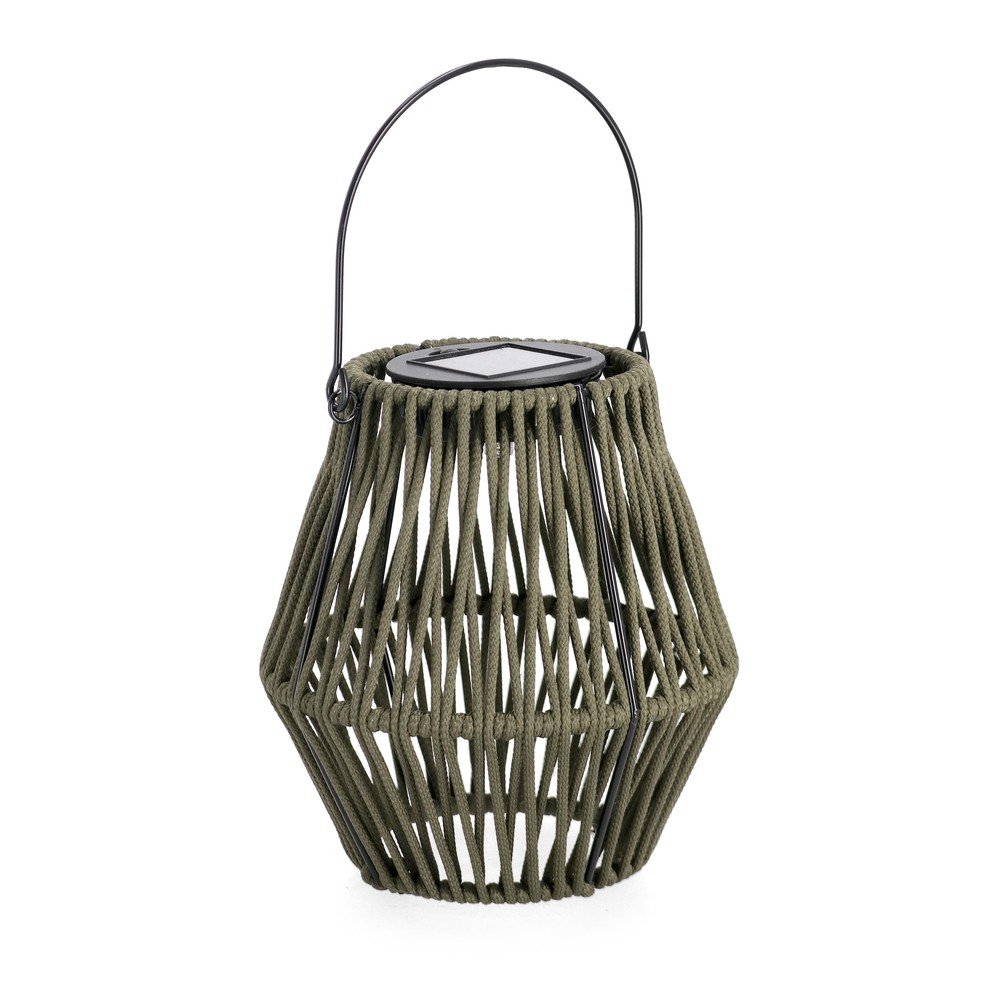 Khaki napelemes LED lámpás (magasság 17 cm) Juny – Yes Everyday