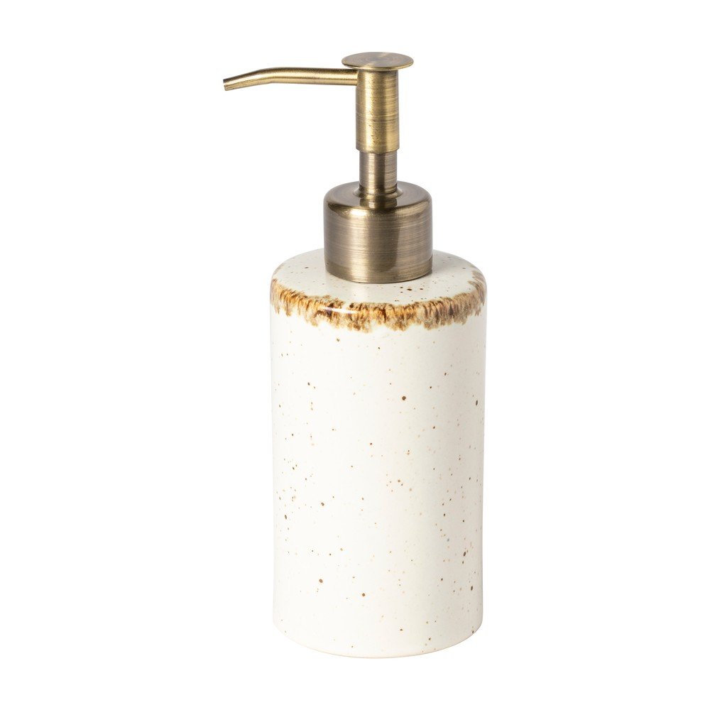 Krémszínű kőedény szappanadagoló Toscana Bath – Casafina