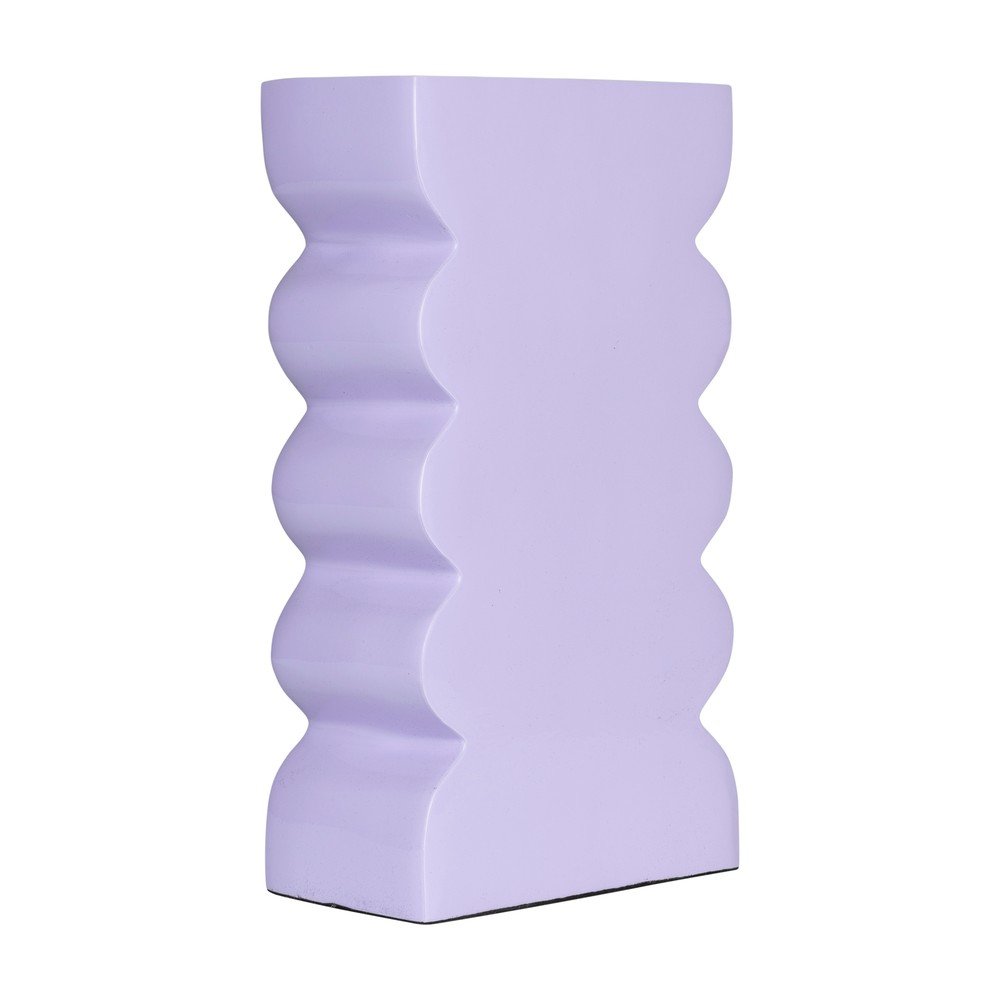 Lila alumínium váza (magasság 27 cm) Curves – Zuiver