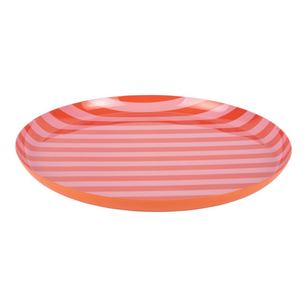 Narancssárga-világos rózsaszín vas tányér ø 30 cm Animado – PT LIVING