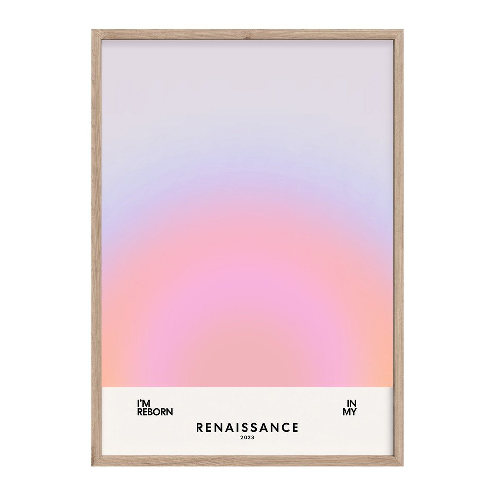 Nyomtatott keretezett kép 50x70 cm Soft Nuances – Styler
