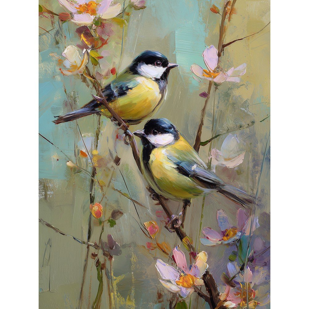 Nyomtatott keretezett kép 60x80 cm Parus Pair – Styler