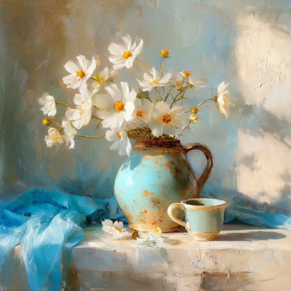 Nyomtatott keretezett kép 70x70 cm Anemone – Styler