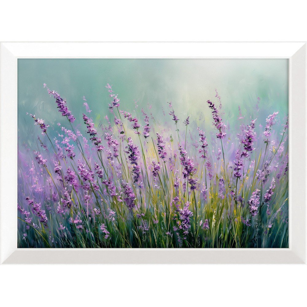 Nyomtatott keretezett kép 75x56 cm Lavender – Styler