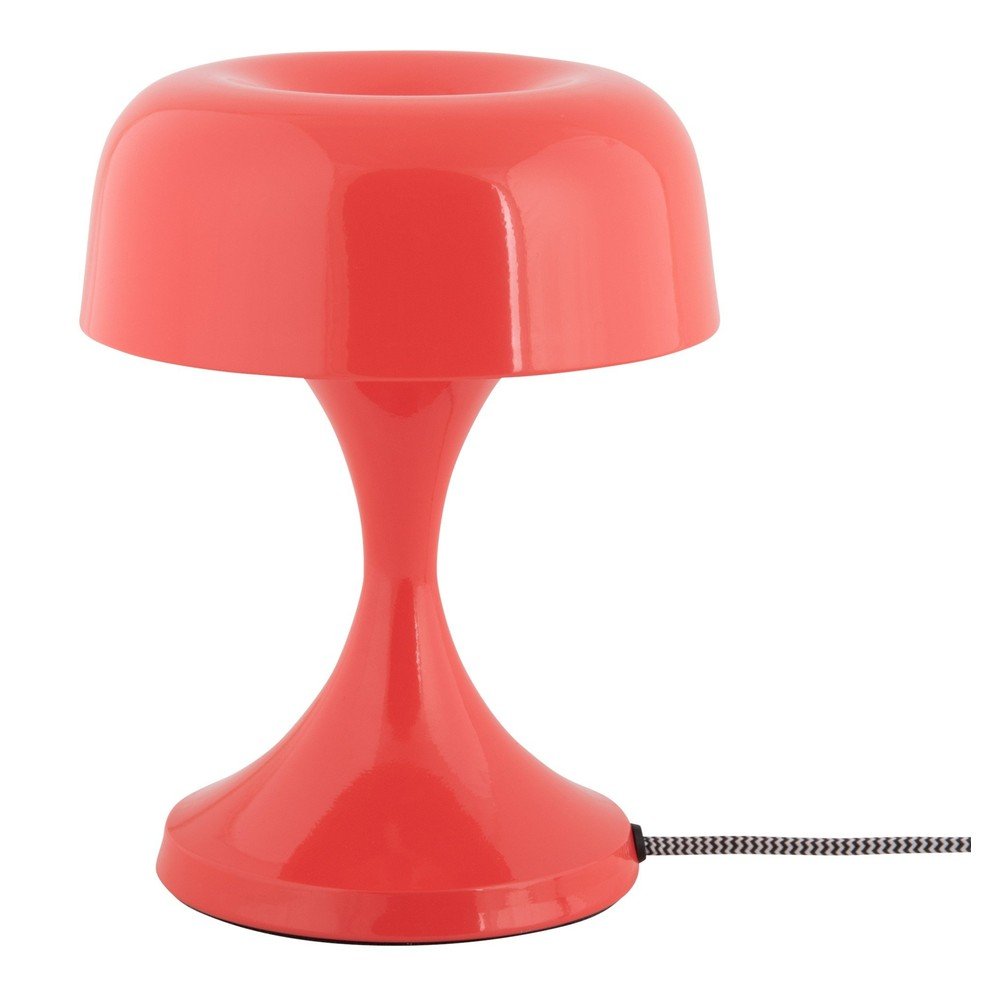 Piros fém asztali lámpa (magasság 20 cm) Moda Retro – Leitmotiv