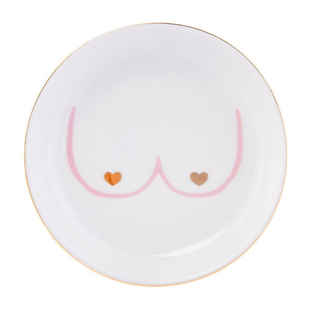 Porcelán ékszertartó tál Girl Power – Sass & Belle