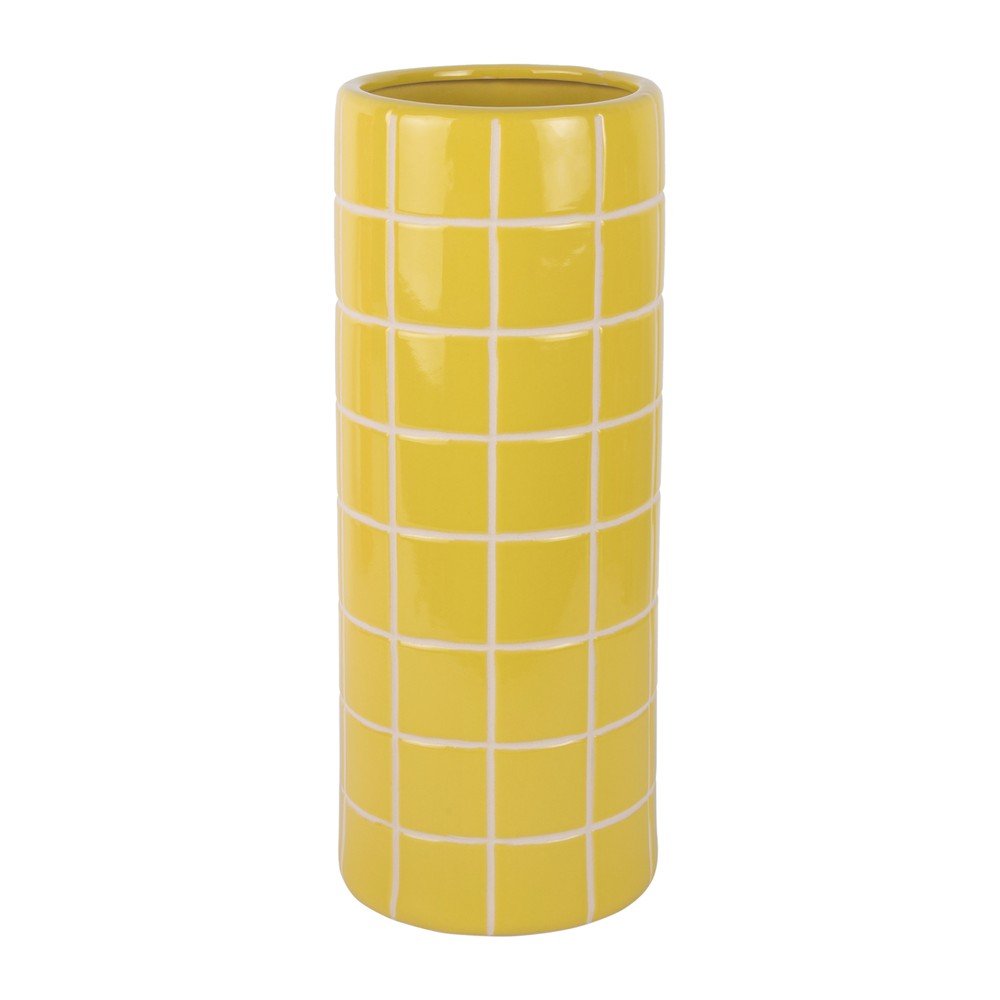 Sárga kerámia váza (magasság 40 cm) Retro Tiles – PT LIVING
