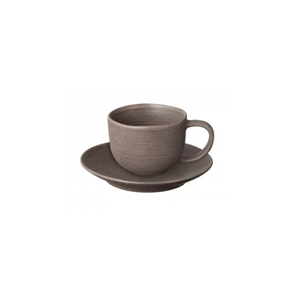Sötétbarna kerámia csésze szett 2 db-os 190 ml Kumi – Blomus