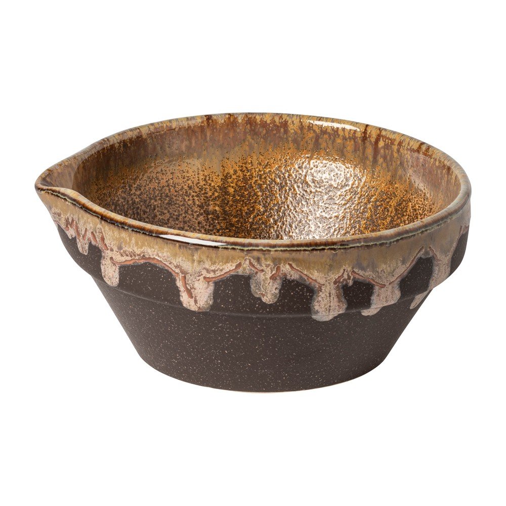Sötétbarna kőedény tálka 870 ml Poterie – Casafina
