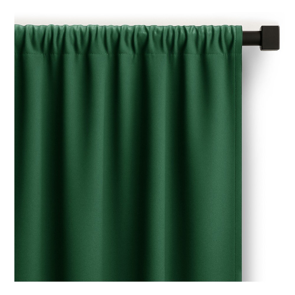 Sötétzöld dimout (részleges sötétítő) függöny 200x250 cm Carli – Restilo