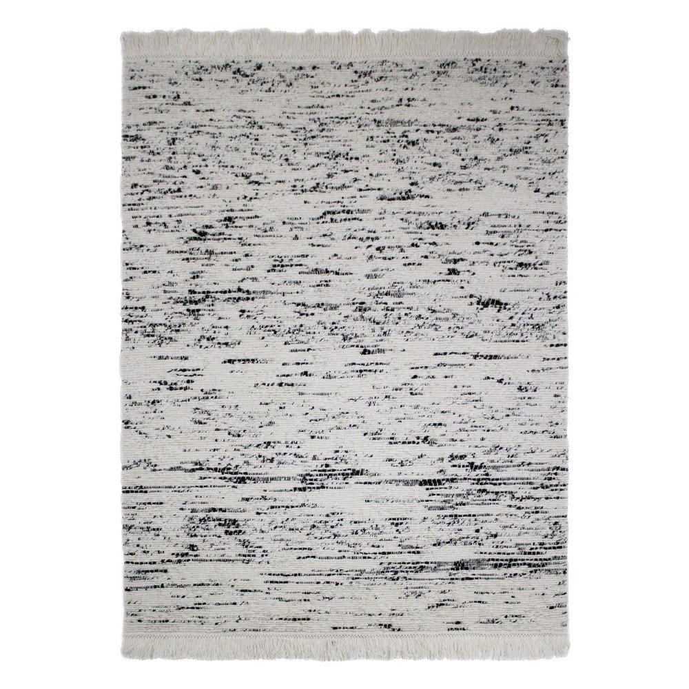 Szürke-elefántcsont színű kézi szövésű gyapjú szőnyeg 140x200 cm Ellsa  – Flair Rugs