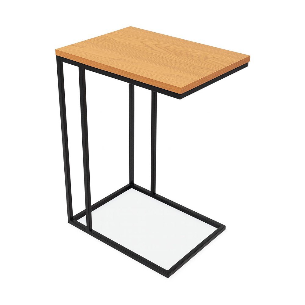 Tárolóasztal tölgyfa dekorral 50x35 cm Cesura – Unique Furniture