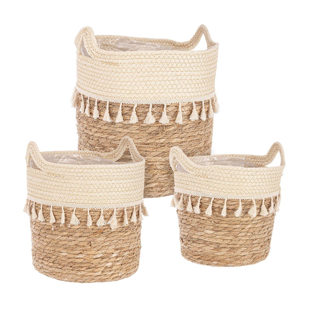 Tengerifű tárolókosár szett 3 db-os ø 32x35 cm Bridget – Yes Everyday