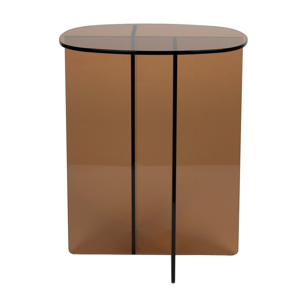 Üveg tárolóasztal 30x40 cm Linea – Zuiver