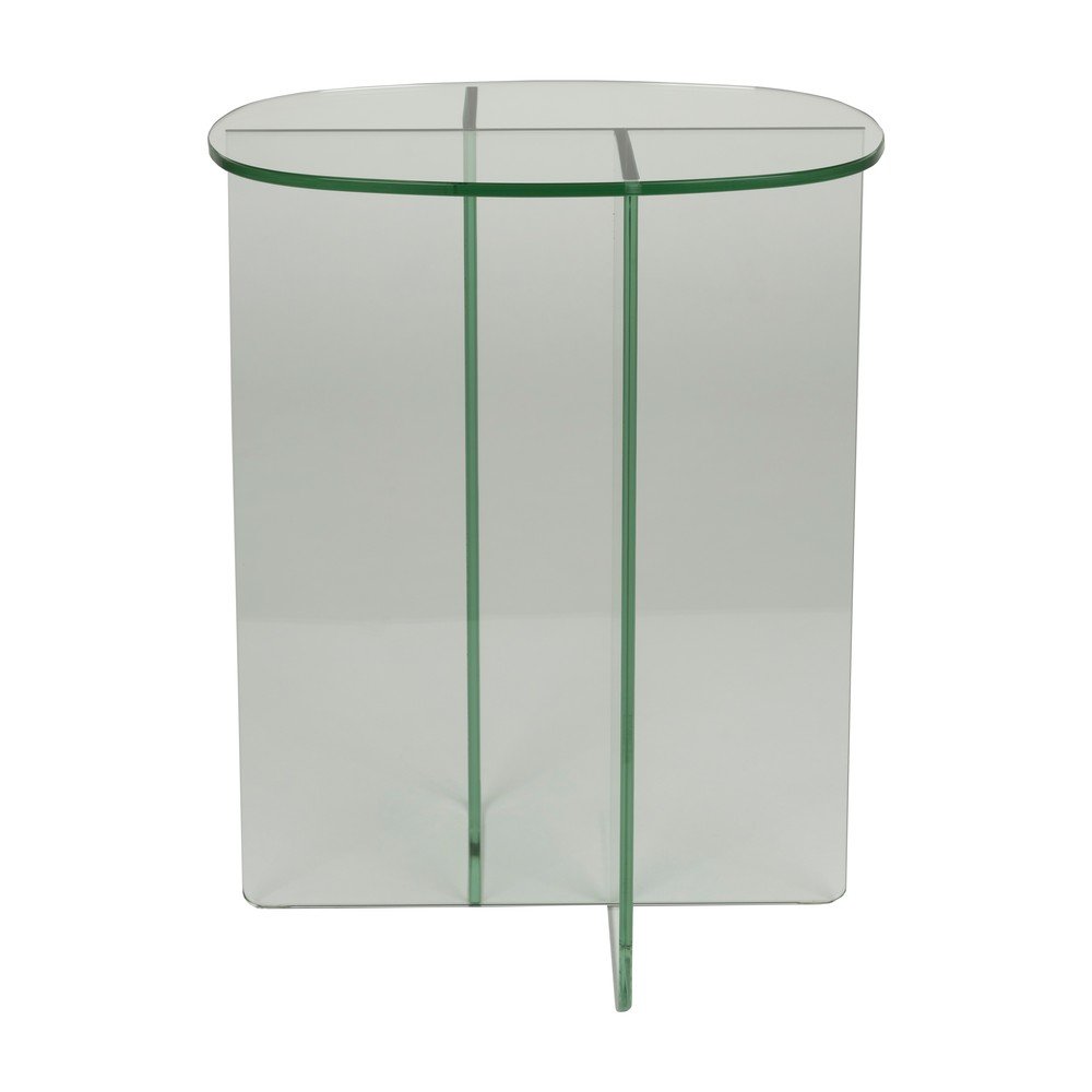 Üveg tárolóasztal 30x40 cm Linea – Zuiver