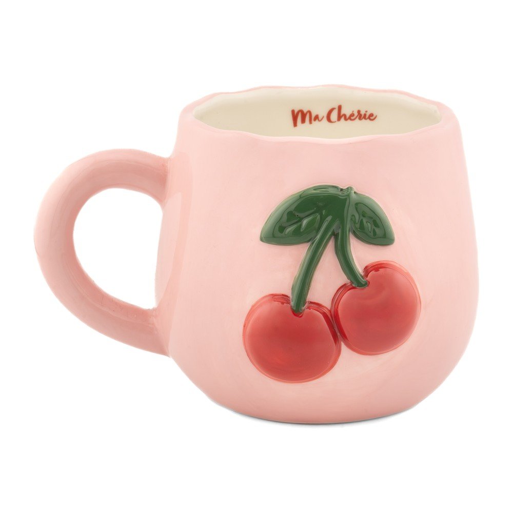 Világos rózsaszín bögre Cherry – Sass & Belle