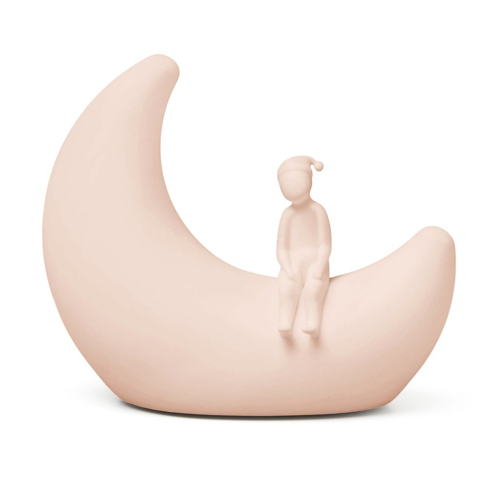 Világos rózsaszín gyerek éjjelilámpa Moon Shell – Cam Cam Copenhagen
