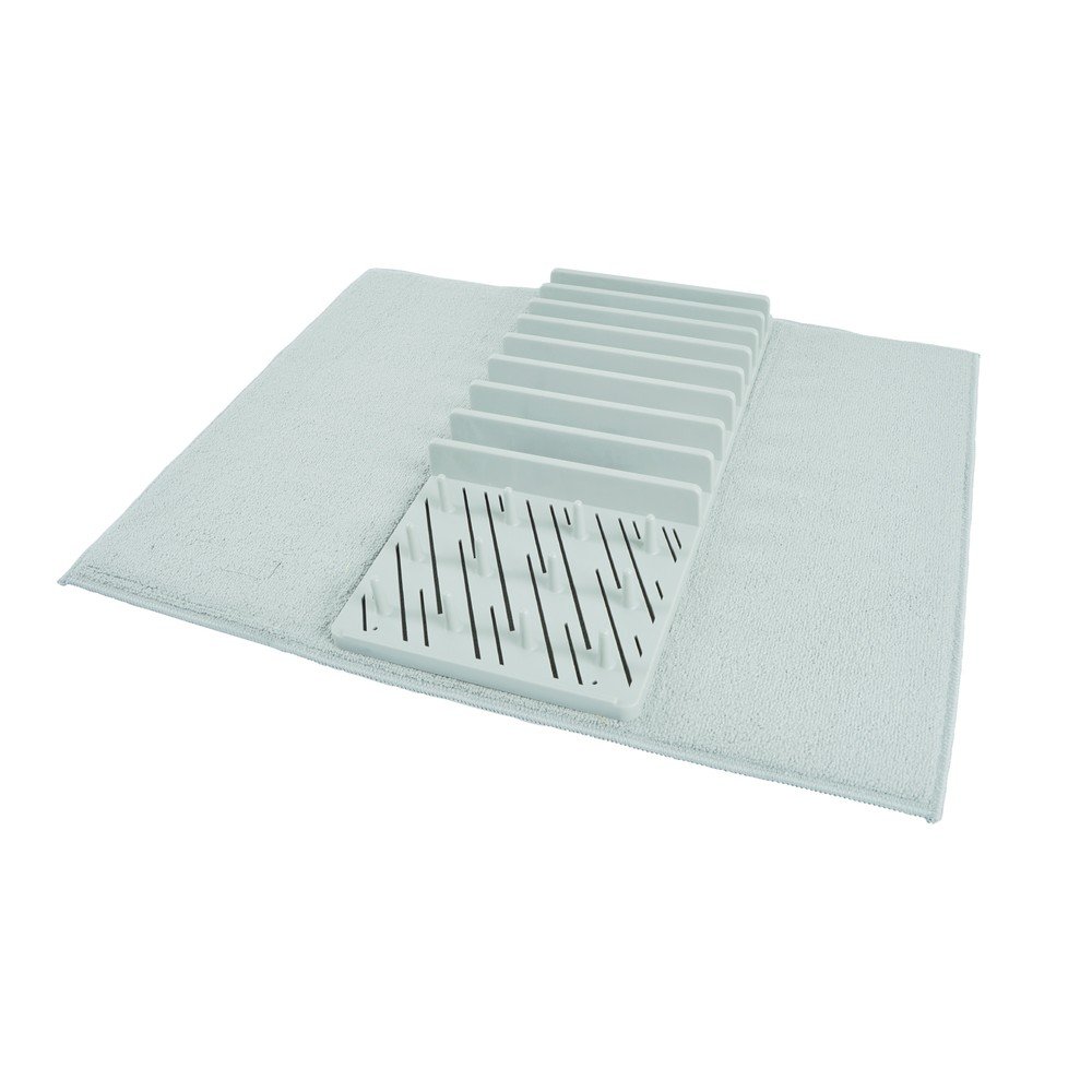 Világoskék műanyag edénycsepegtető alátét 50x38 cm – Homéa