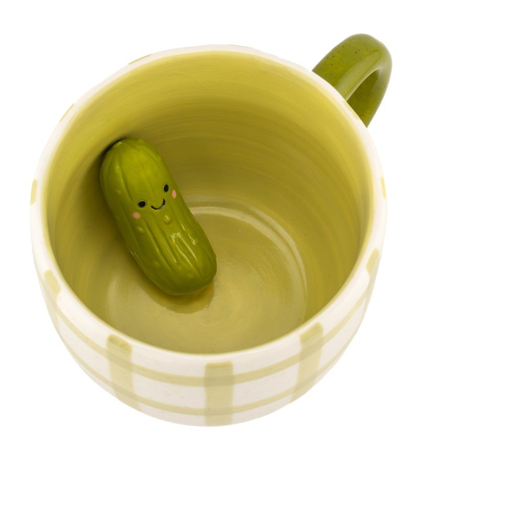 Világoszöld bögre Surprise Pickle – Sass & Belle