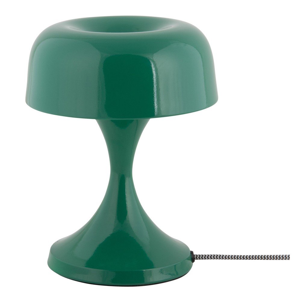 Zöld fém asztali lámpa (magasság 20 cm) Moda Retro – Leitmotiv