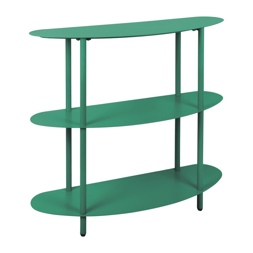 Zöld fém polcos állvány 90x82x28 cm Cool Retro – Leitmotiv