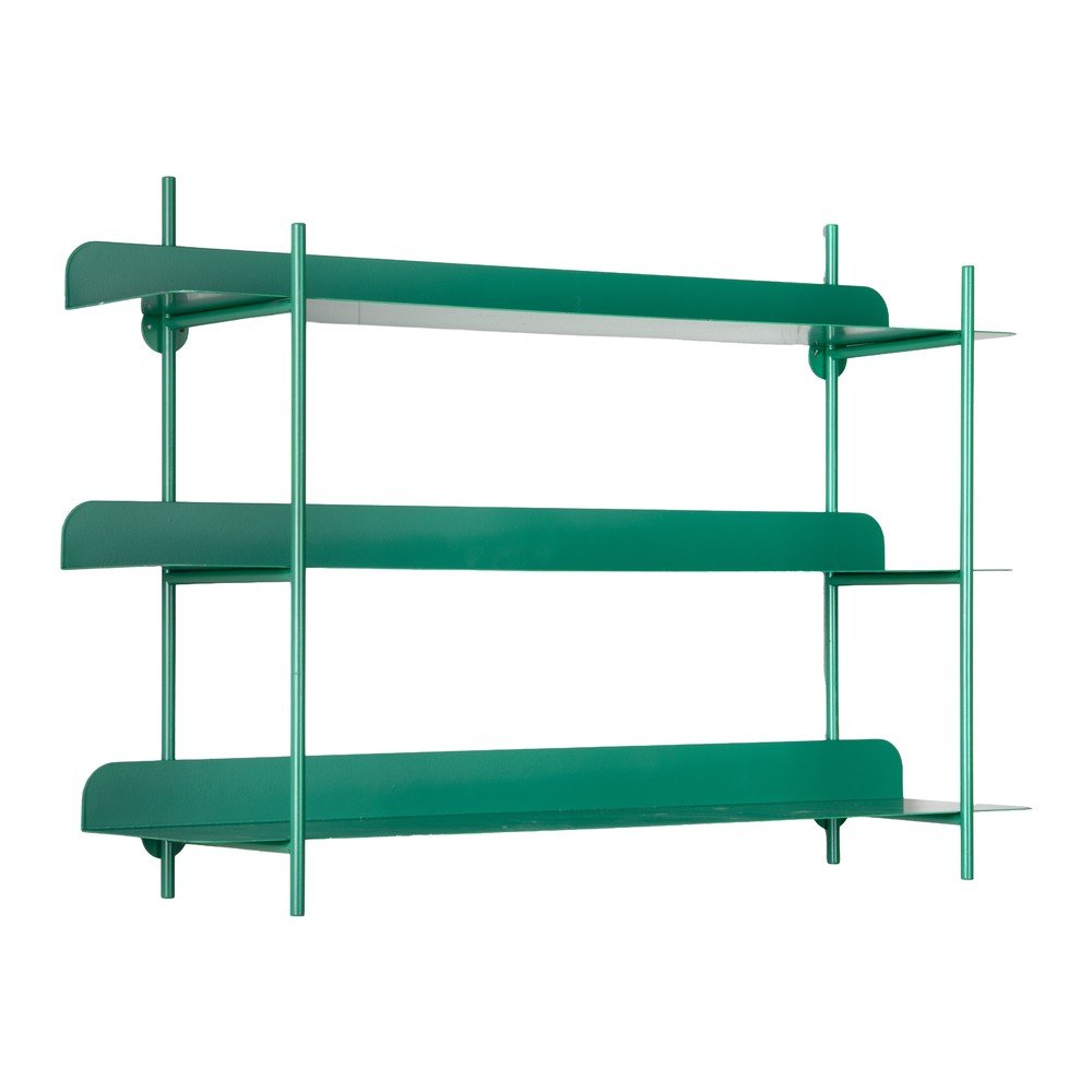 Zöld többszintes fém fali polc 60 cm Cool Retro – PT LIVING