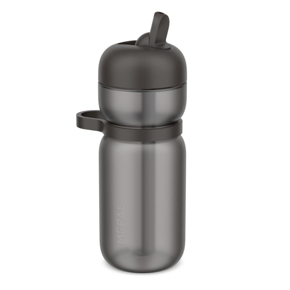 Antracitszürke műanyag ivópalack 600 ml Active – Mepal