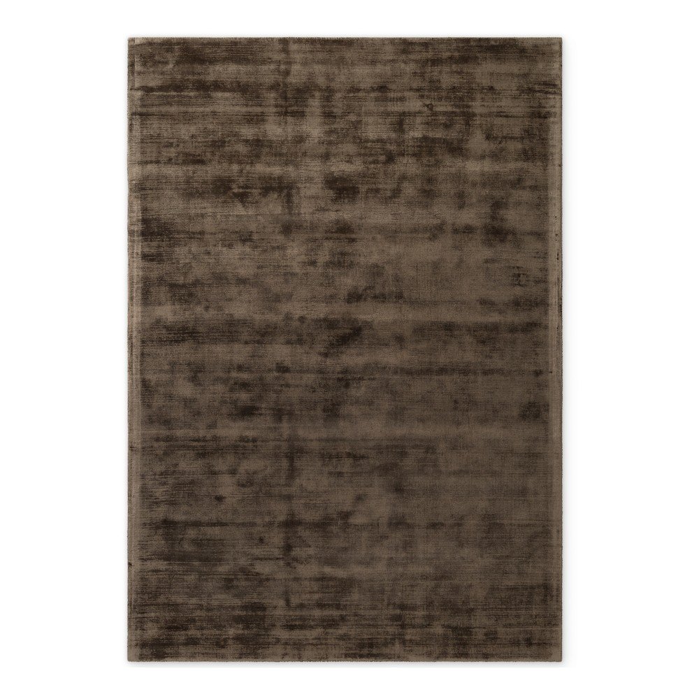 Barna kézi szövésű viszkóz szőnyeg 200x300 cm Noemi – Vikosa