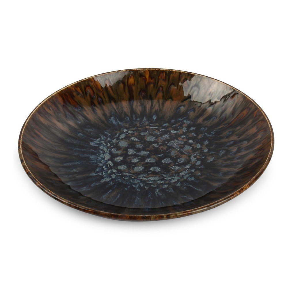 Barna mély porcelán tányér ø 26 cm Resto – BonBistro