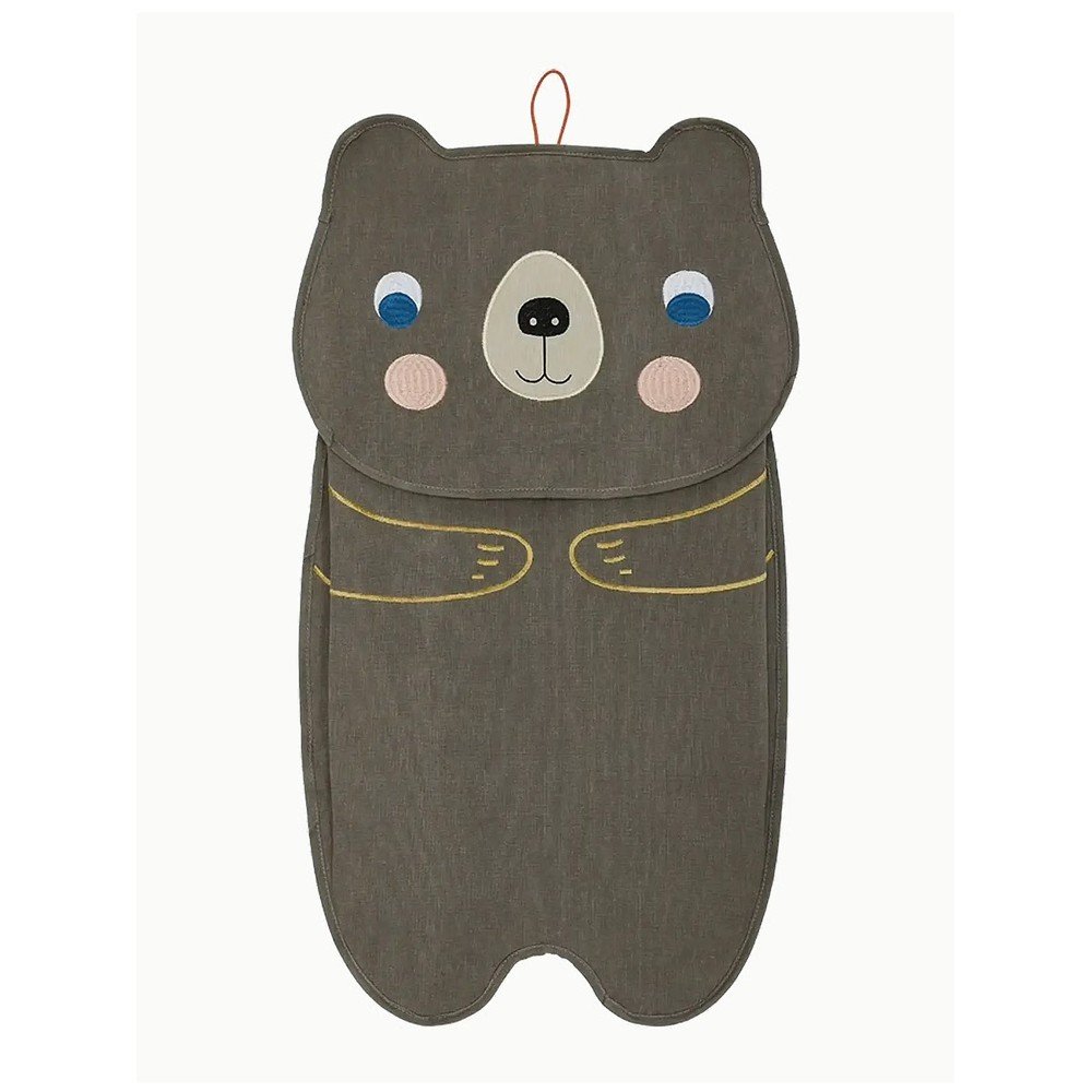 Barna textil függő rendszerező Darling Bear – OYOY Mini