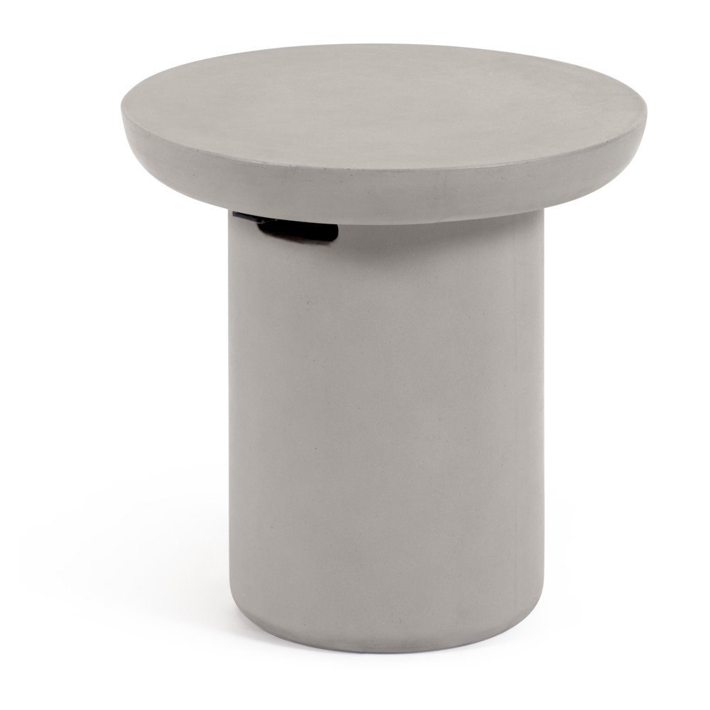 Beton kerek kerti kisasztal ø 50 cm Taimi – Kave Home