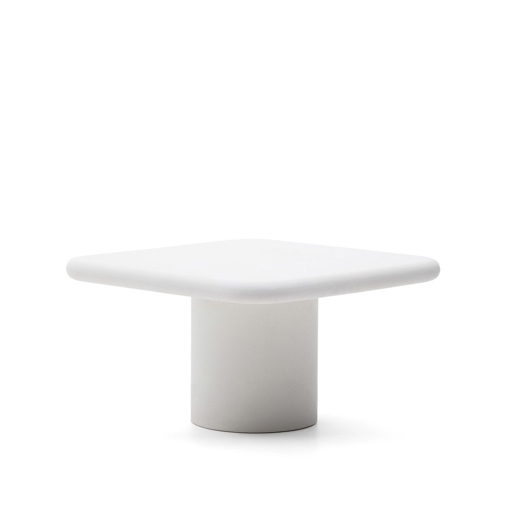 Beton kerti étkezőasztal 135x135 cm Addaia – Kave Home