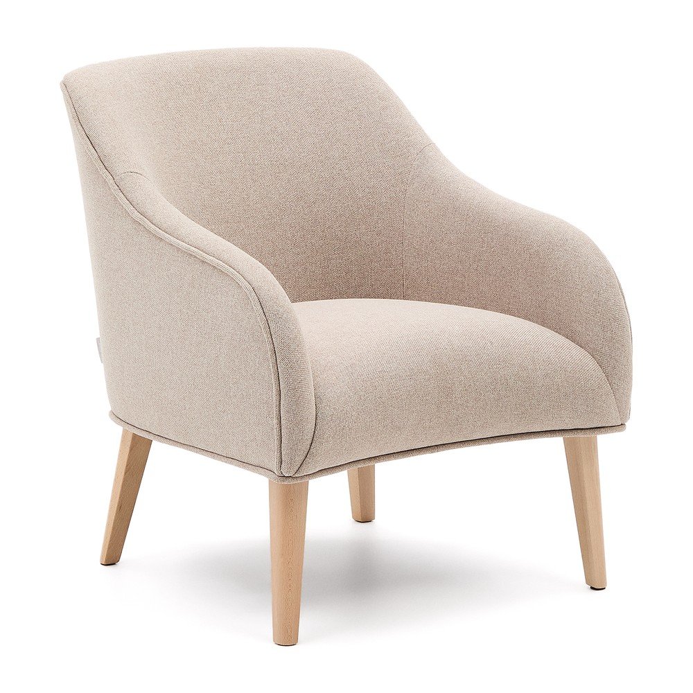 Bézs fotel Bobly – Kave Home