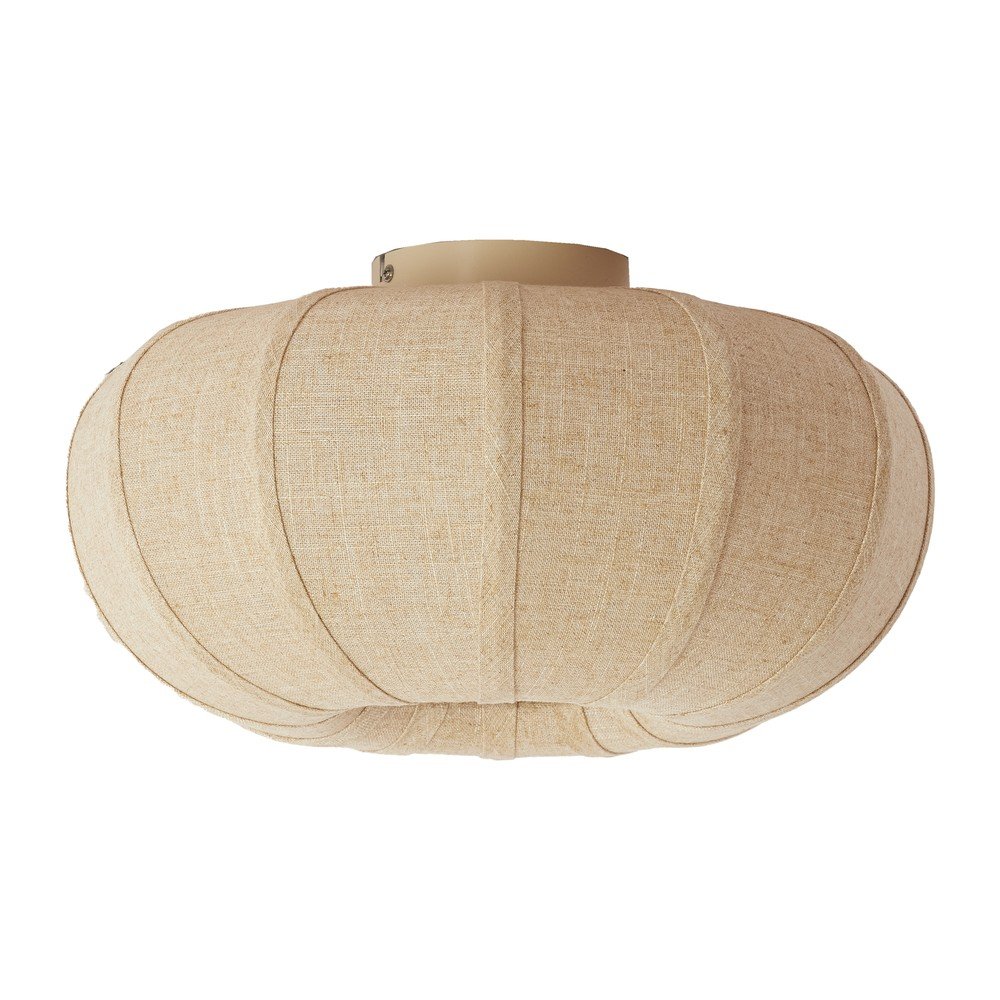 Bézs mennyezeti lámpa textil búrával ø 40 cm Zosia – Light & Living