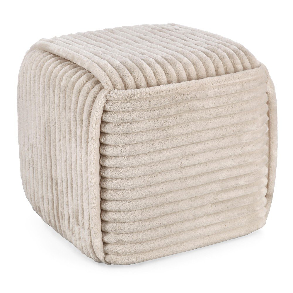 Bézs puff Cube – Bizzotto