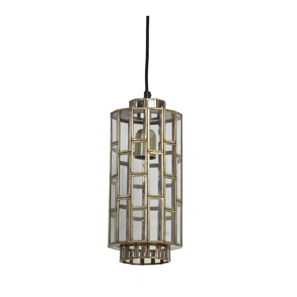 Bronzszínű függőlámpa üveg búrával Søstrene – Light & Living