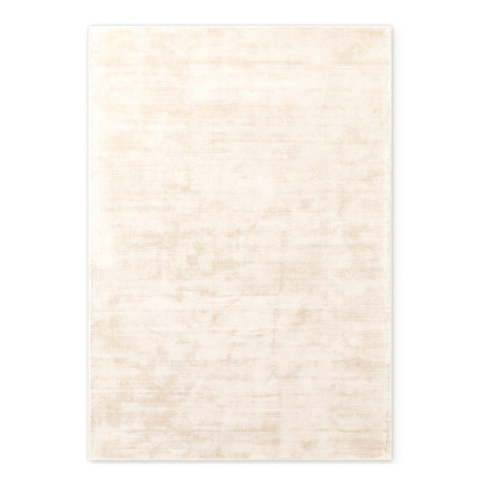 Elefántcsont színű kézi szövésű viszkóz szőnyeg 200x300 cm Noemi – Vikosa