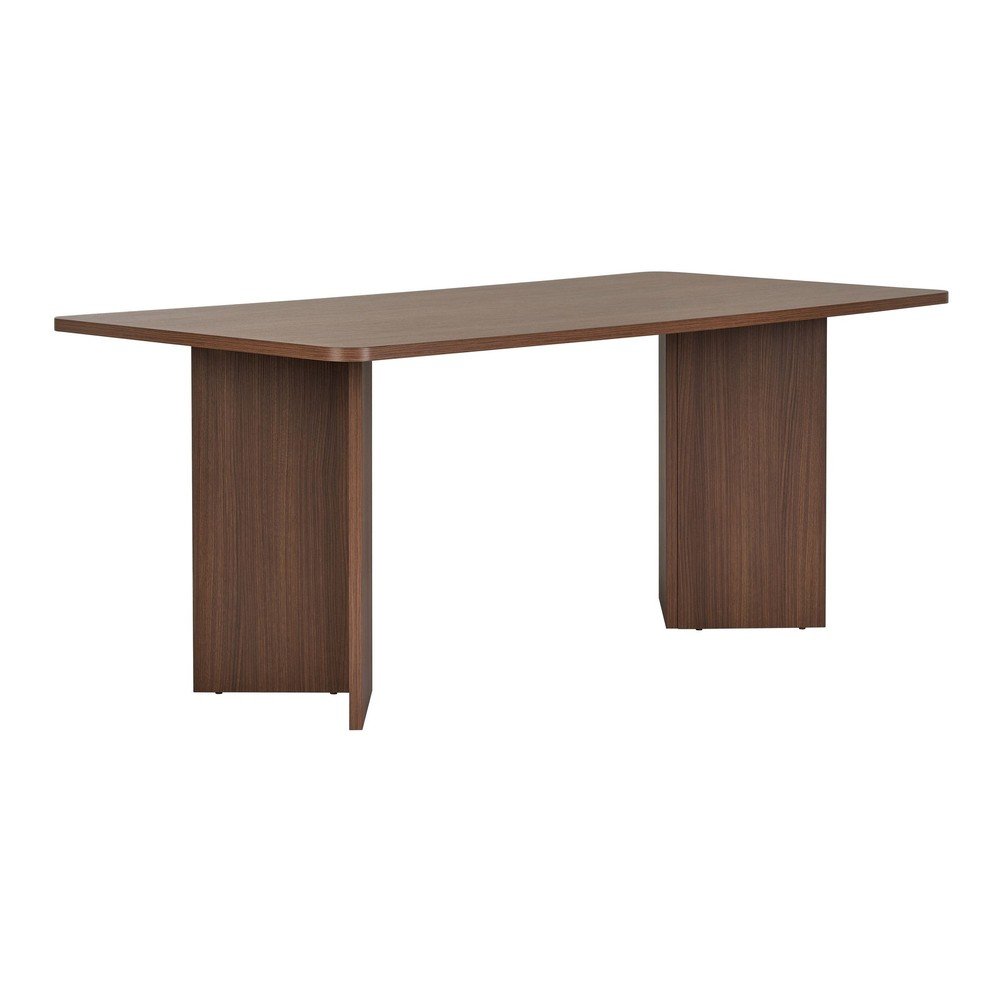 Étkezőasztal diófa dekorral 90x180 cm Linza – Kalune Design