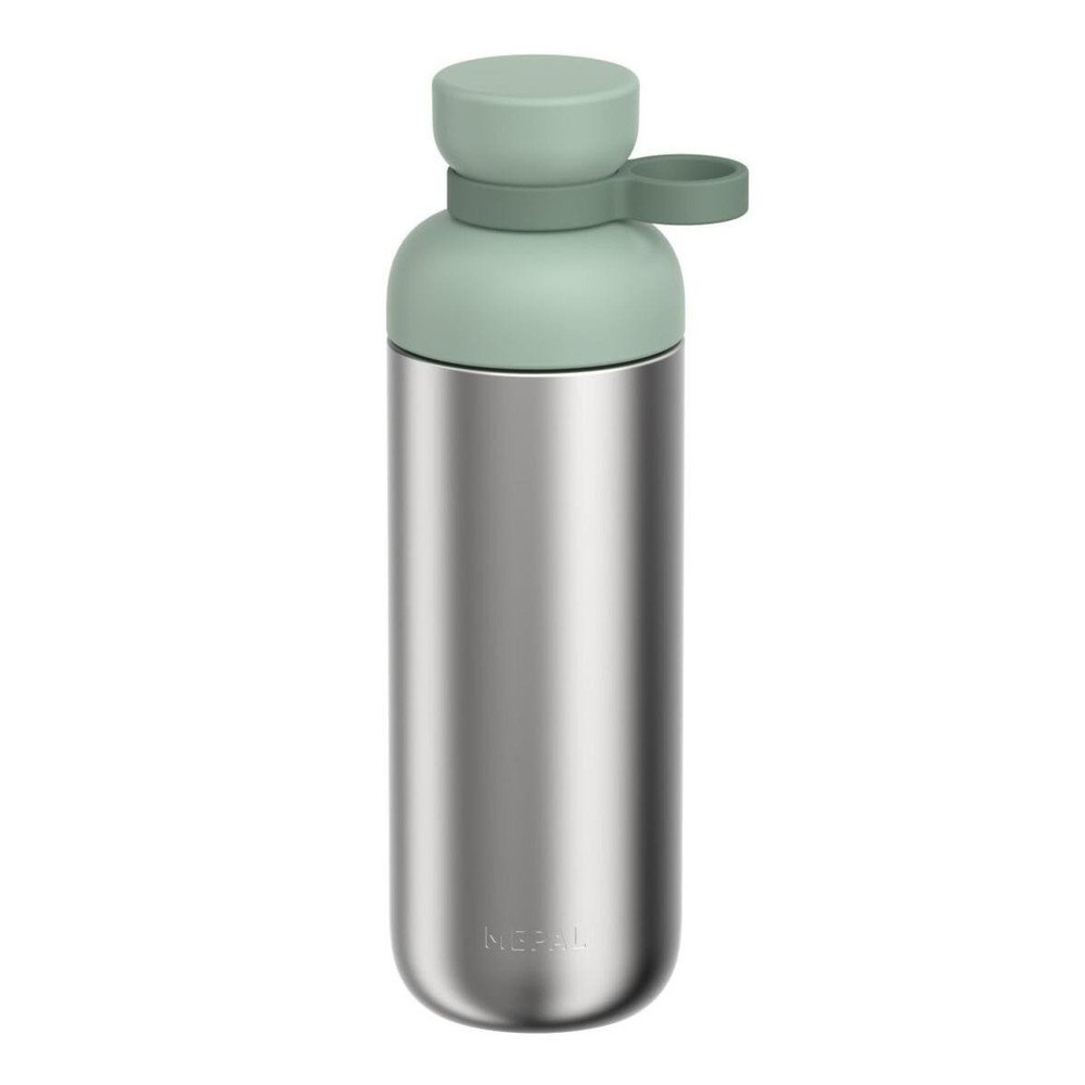 Ezüstszínű-zsályaszínű rozsdamentes acél ivópalack 700 ml Vita – Mepal