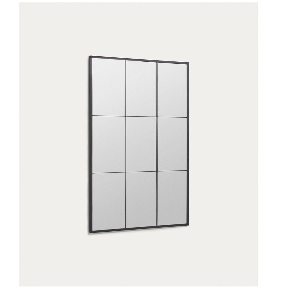 Fali tükör tömörfa kerettel 100x160 cm Ulrica – Kave Home