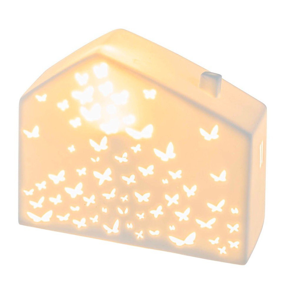 Fehér asztali fénydekoráció Butterfly – Ego Dekor