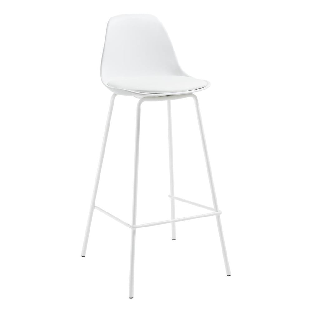 Fehér bárszék (ülésmagasság 65 cm) Brighter – Kave Home