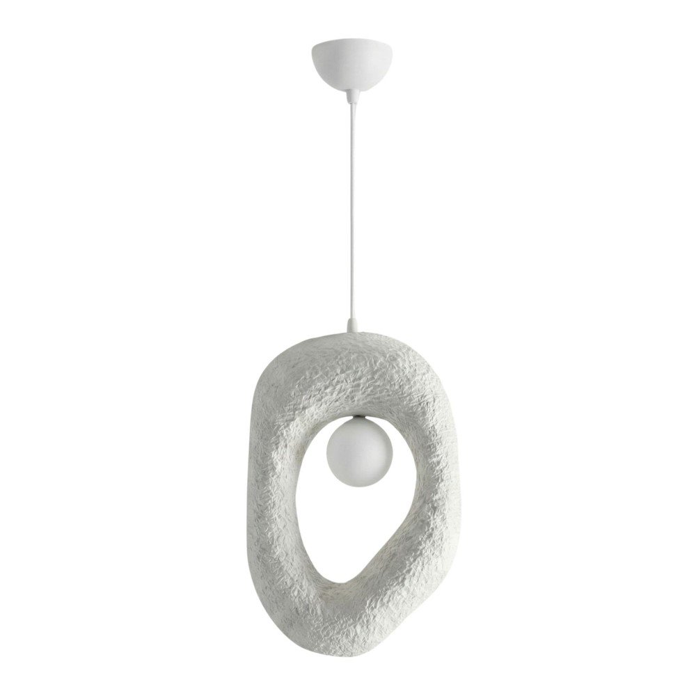 Fehér fém függőlámpa Lore – Opviq lights