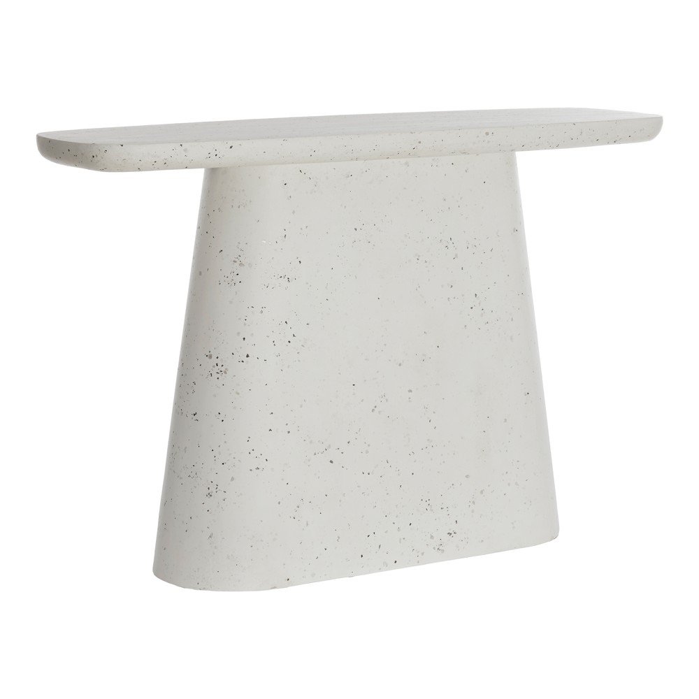 Fehér konzolasztal 40x120 cm Hamura – Light & Living