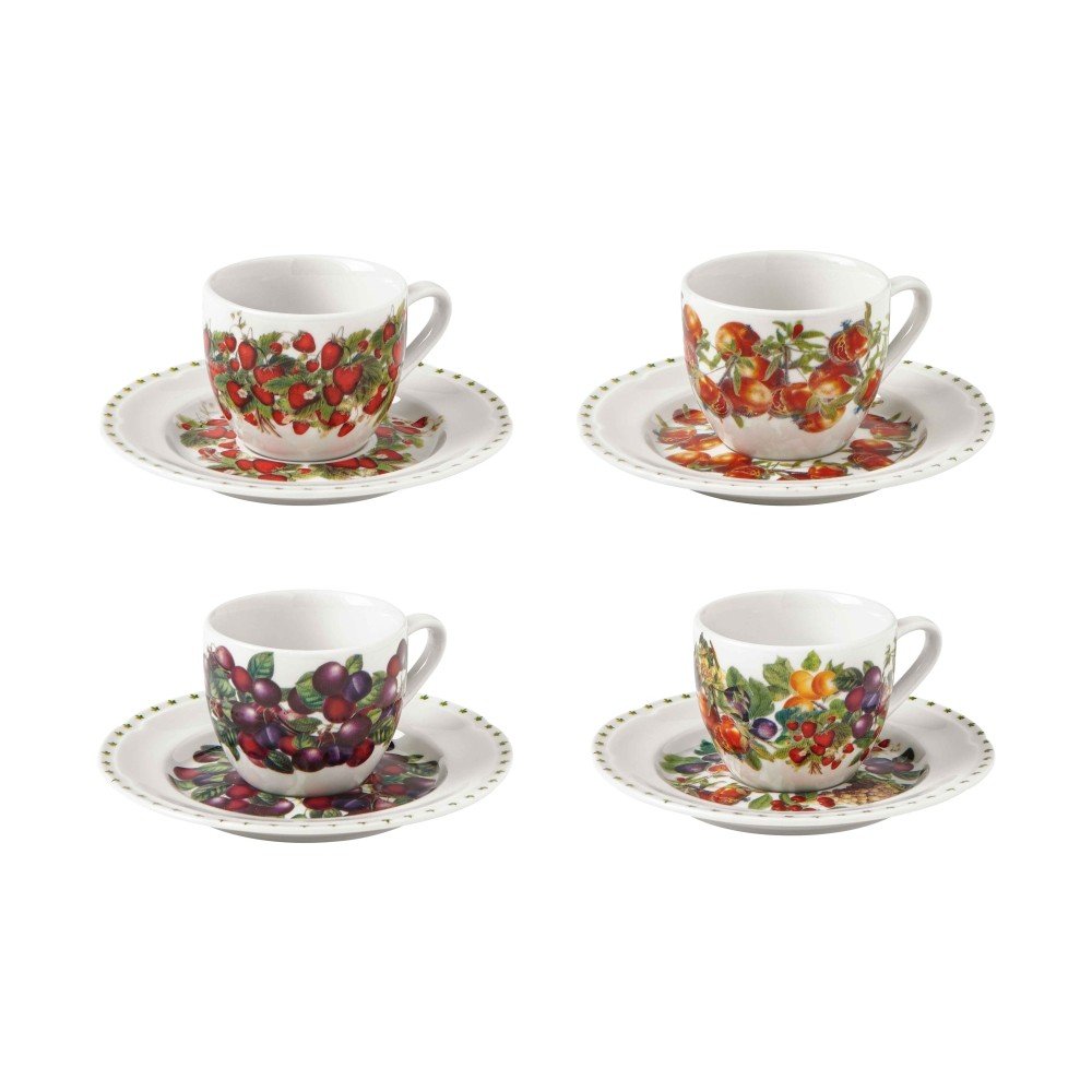 Fehér new bone china csésze szett 4 db-os 90 ml Le Primizie – Brandani