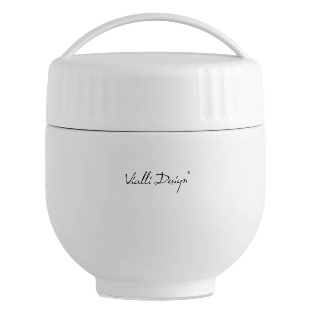 Fehér rozsdamentes acél ételtartó termosz 680 ml Fuori – Vialli Design