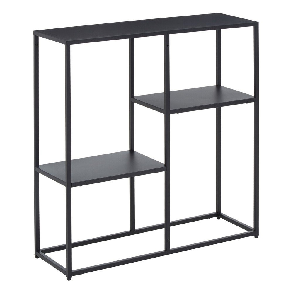 Fekete acél polcos állvány 80x81x26 cm Acero – Premier Housewares