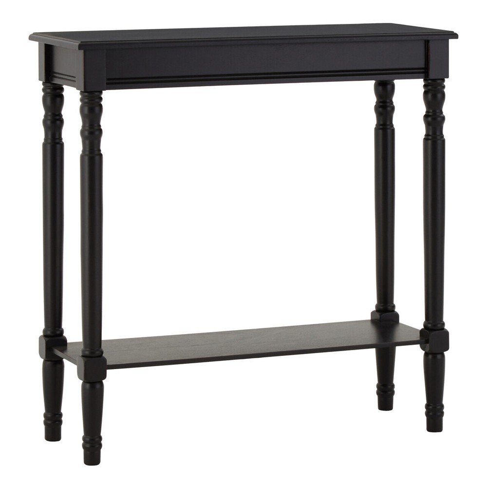 Fekete borovi fenyő konzolasztal 30x80 cm Heritage – Premier Housewares