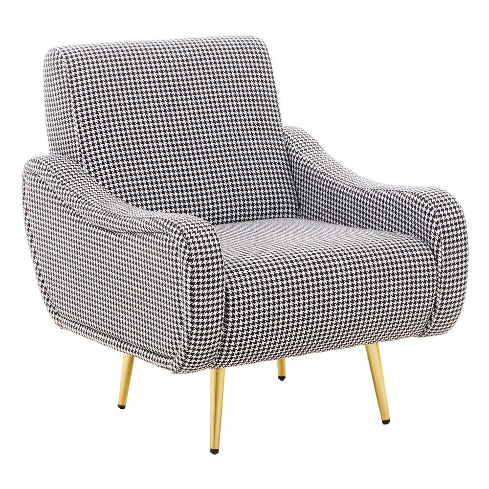 Fekete-fehér fotel Holli – Premier Housewares
