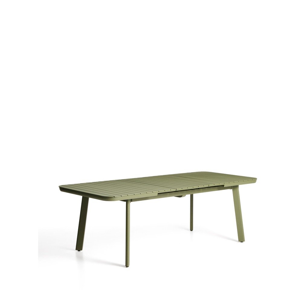 Fém kerti étkezőasztal 100x185 cm Izola – Kave Home
